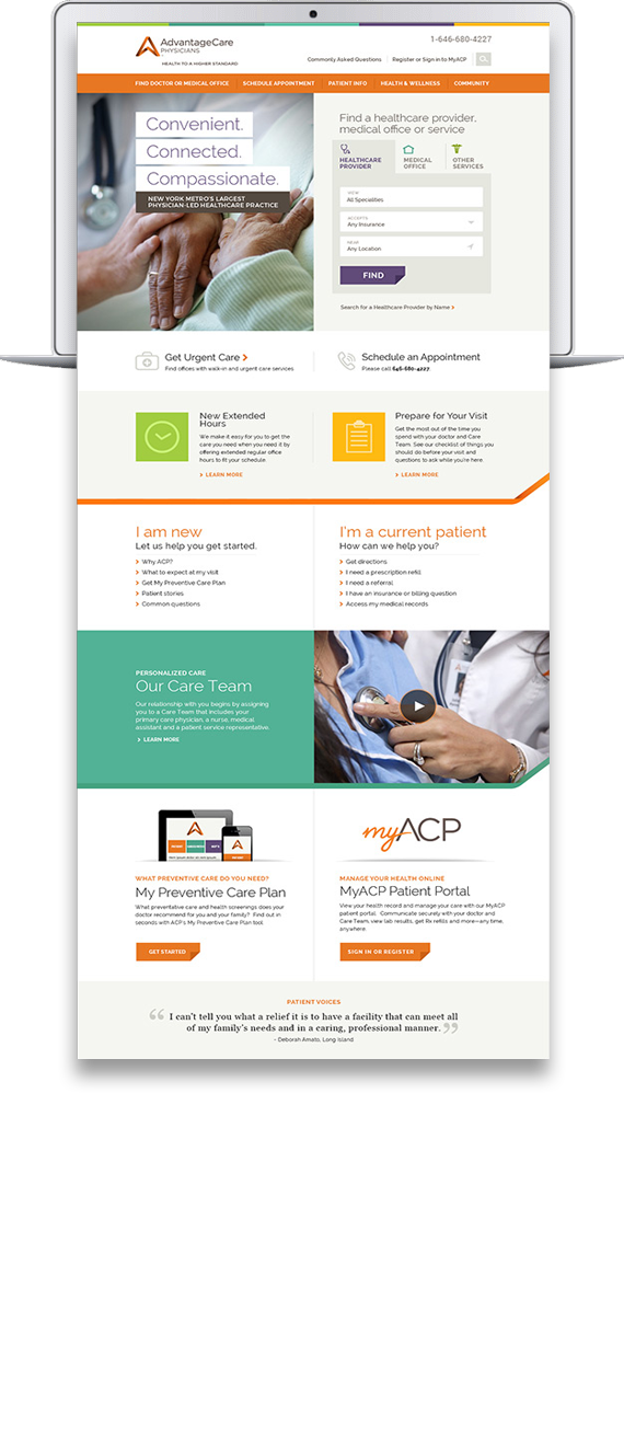 AdvantageCare Fullscreen
