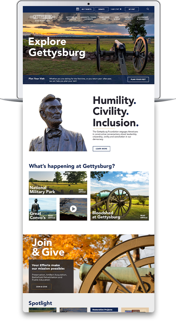 Gettysburg Full Laptop