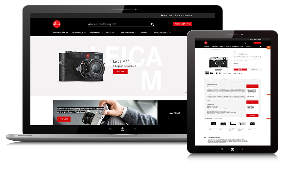 leica camera homepage