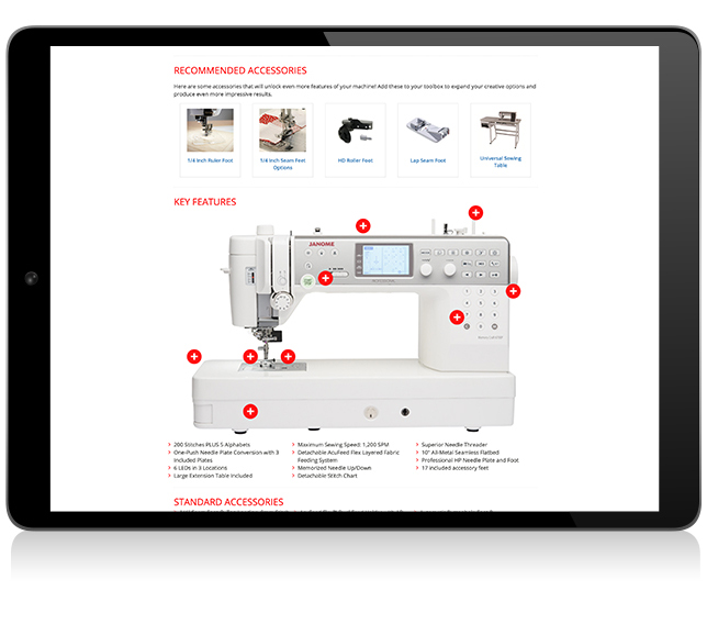 janome key features