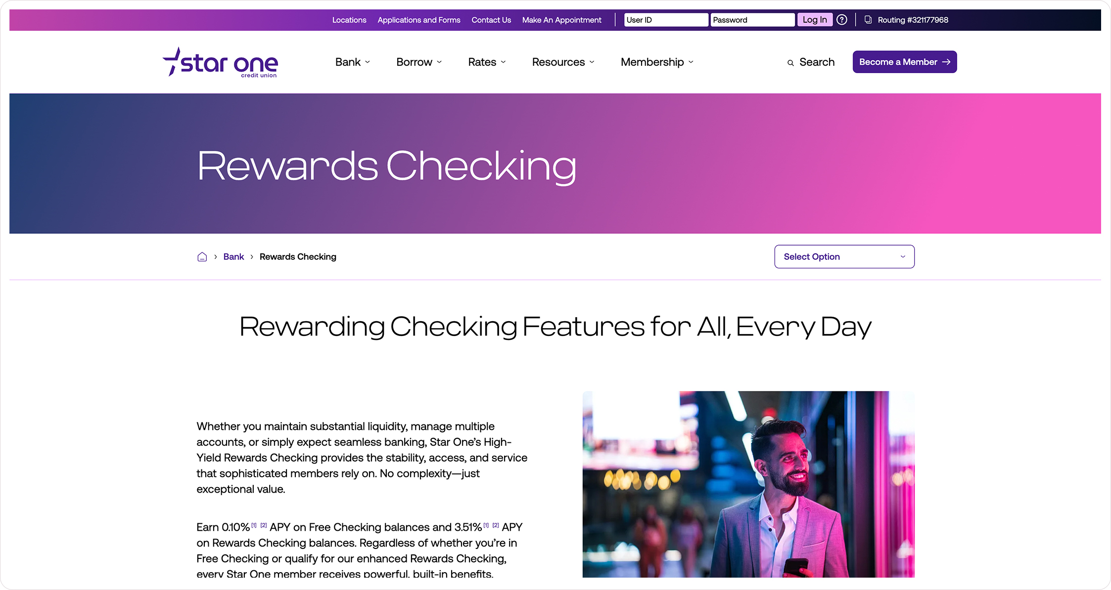 star one interior page